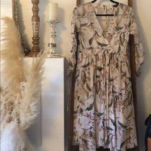 Topshop flowy floral dress